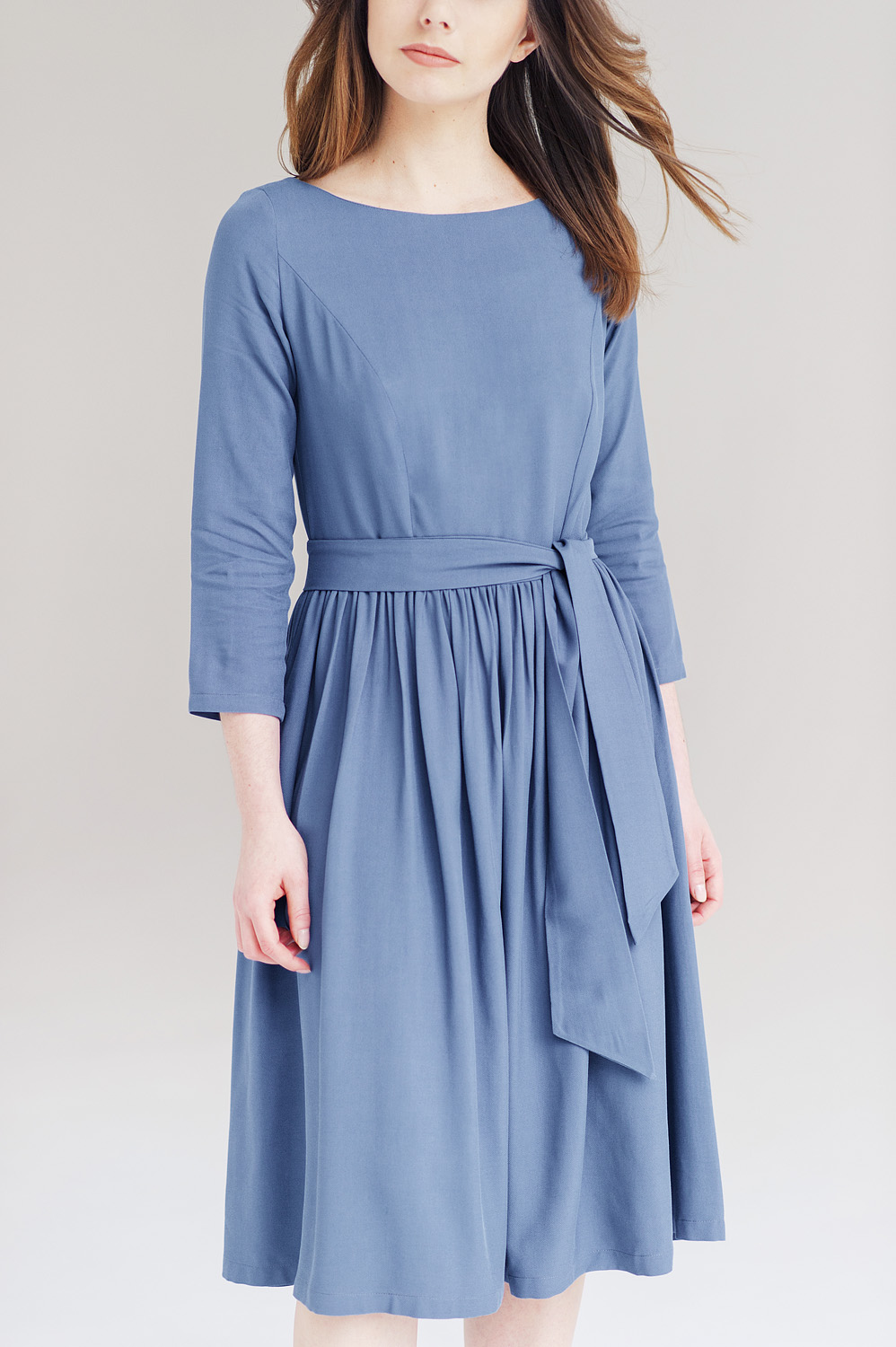 Limitowana edycja sukienki Melia - Marie Zelie - błękitna