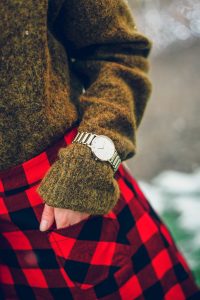 mini spódniczka w kratę zegarek rebecca minkoff jarmark bożonarodzeniowy Gdańsk (1)
